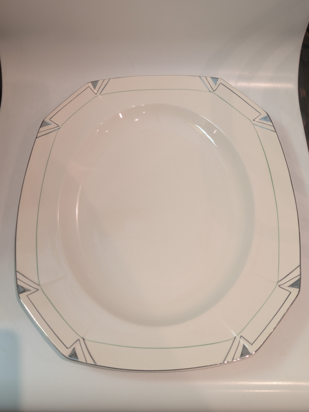Vintage Alfred Meakin Art Deco Meat Platter Made In England 14in X 12in